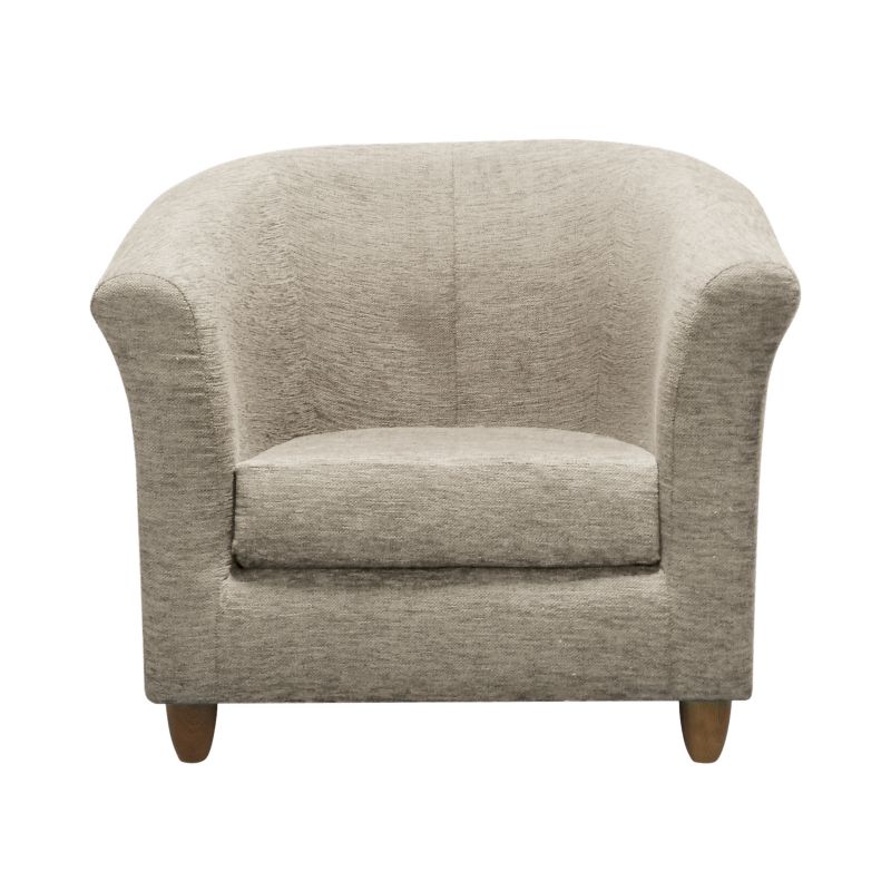Tub Chair Stone Glamour Velvet