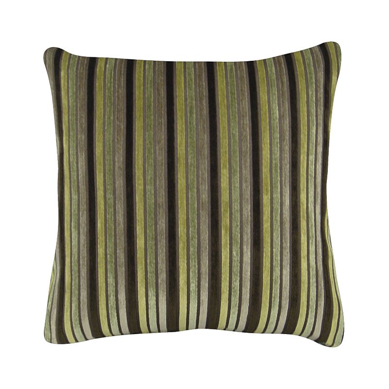 Scatter Cushion Lime Stripe Fine Stripe