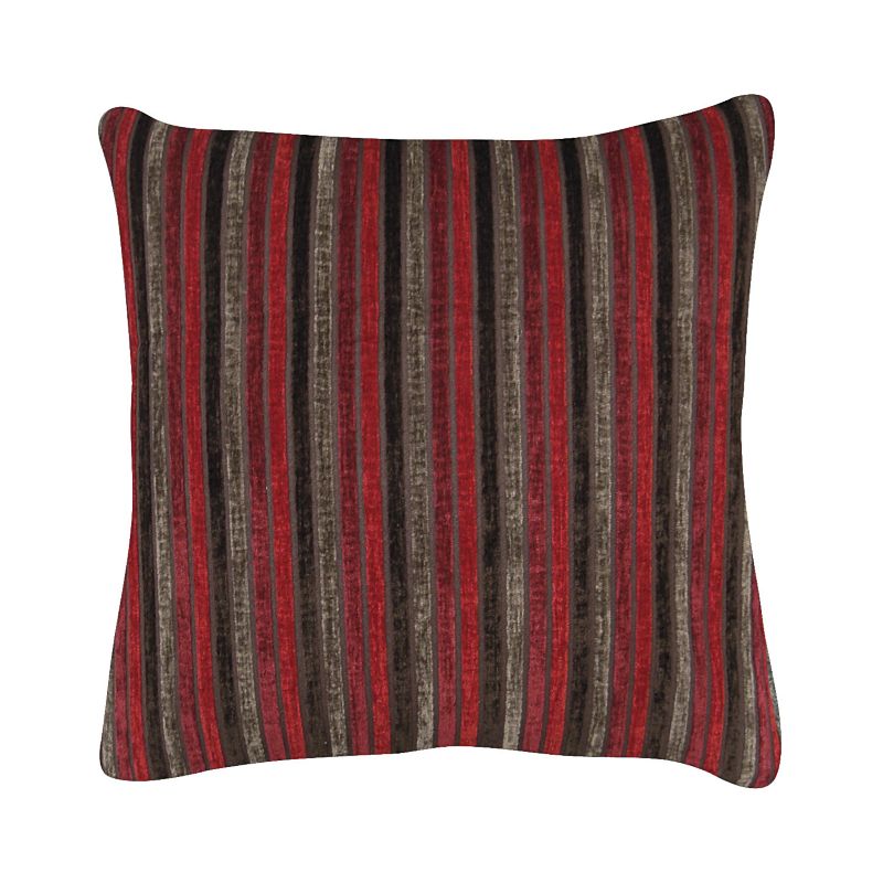 Scatter Cushion Red Stripe Fine Stripe