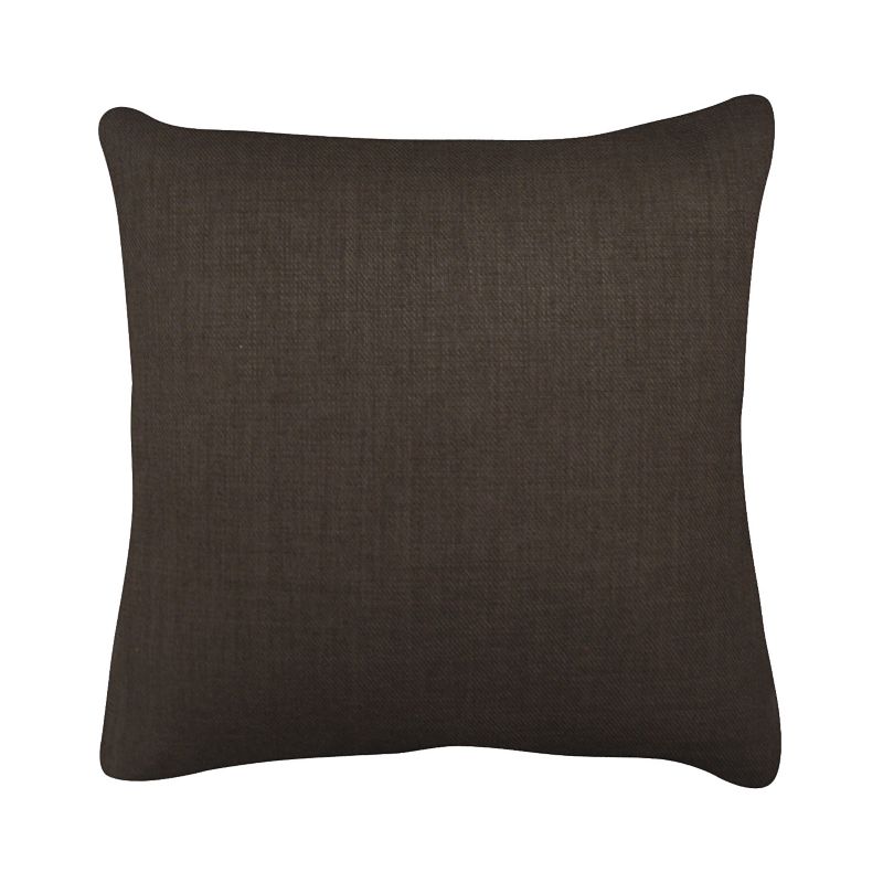 Scatter Cushion Chocolate Plain Weave