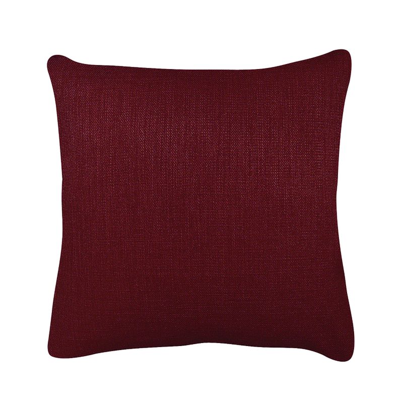 Scatter Cushion Red Plain Weave