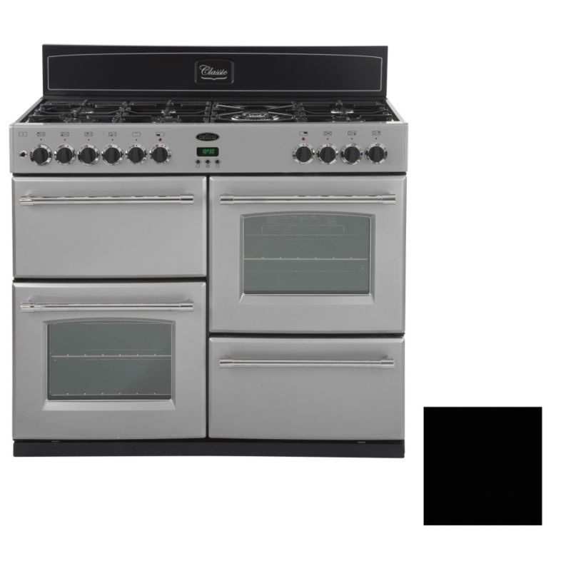 Belling 100cm Dual Fuel Classic Range Cooker Black 1000DFT