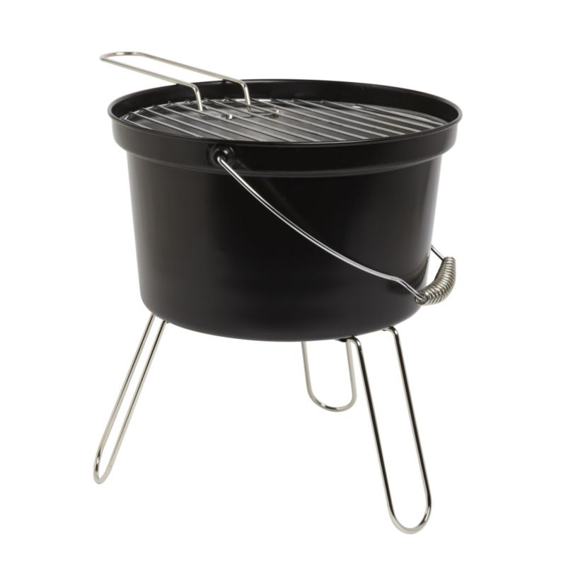 Blooma Black Charcoal Bucket Barbecue