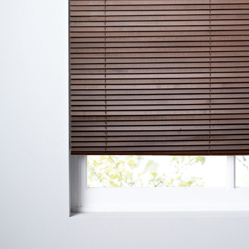 Colours Marco Wooden Venetian Blind 27mm in Dark Brown