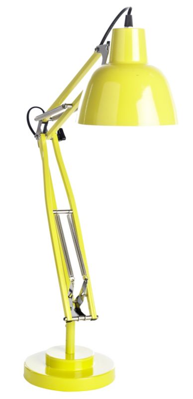 Isaac Lime Large Tall Desk Lamp