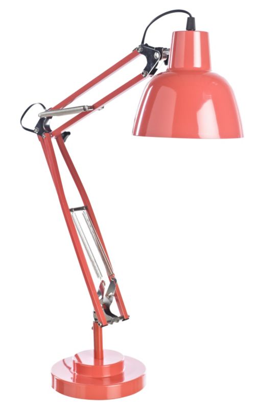 Isaac Coral Large Tall Desk Lamp