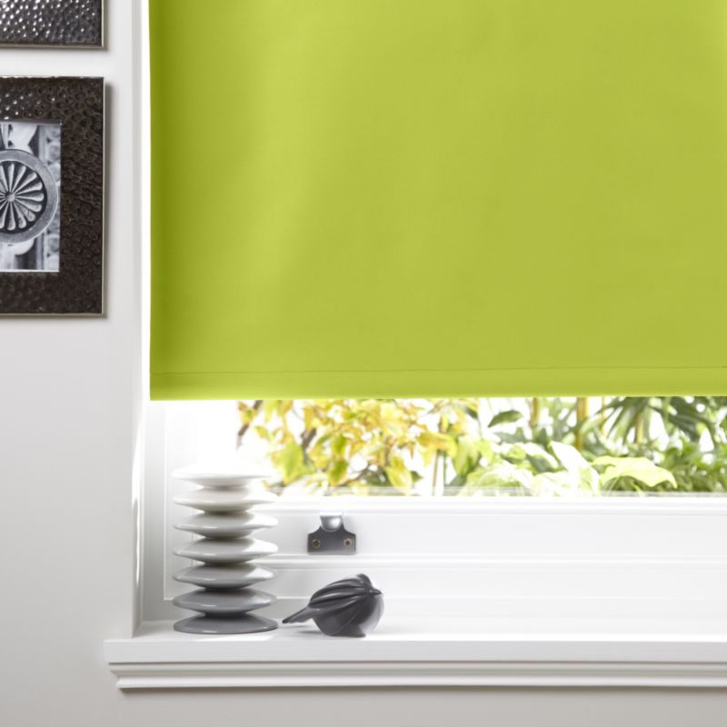 Colours Kona Black Out Chlorophyll Roller Blind (90x160cm)