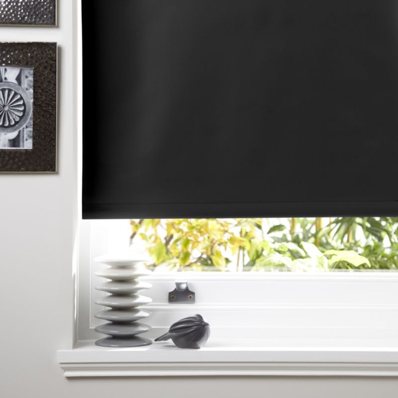 Kona Black Out Black Roller Blind (60x160cm)