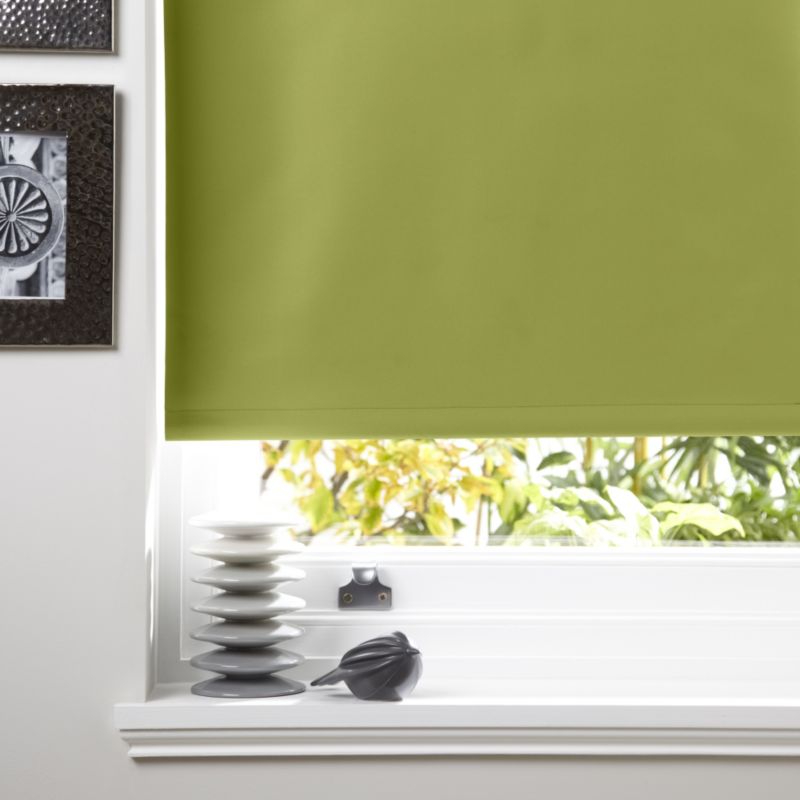 Kona Black Out Roller Blind in Lime Blossom