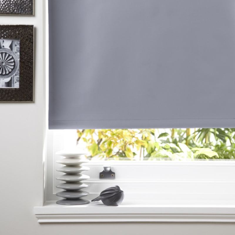 Colours Kona Black Out Steel Roller Blind (60x160cm)