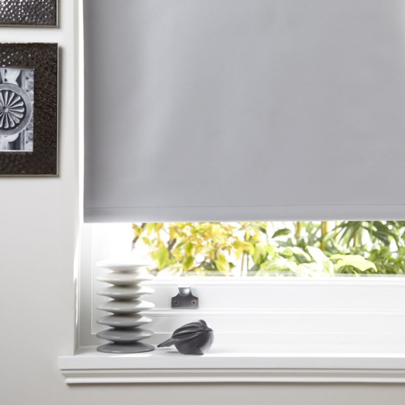 Colours Kona Black Out Steel Roller Blind (90x160cm)