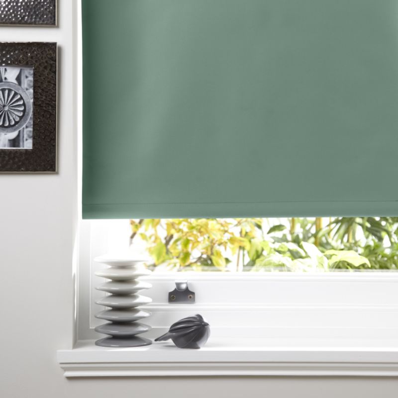 Colours Kona Black Out Halo Roller Blind (90x160cm)