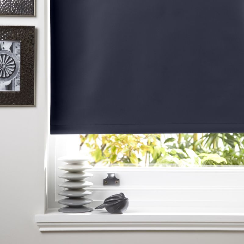 Colours Kona Black Out Galapogos Roller Blind (90x160cm)