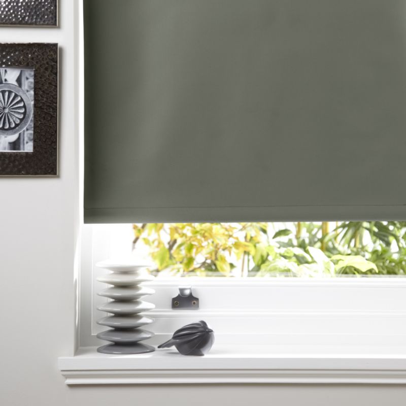 Colours Kona Black Out Concrete Roller Blind (90x160cm)