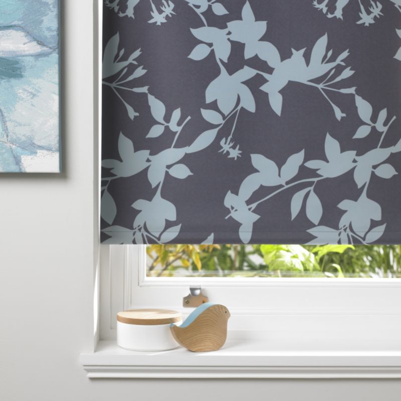 Pheacia Patterned Denim Roller Blind Pheacia