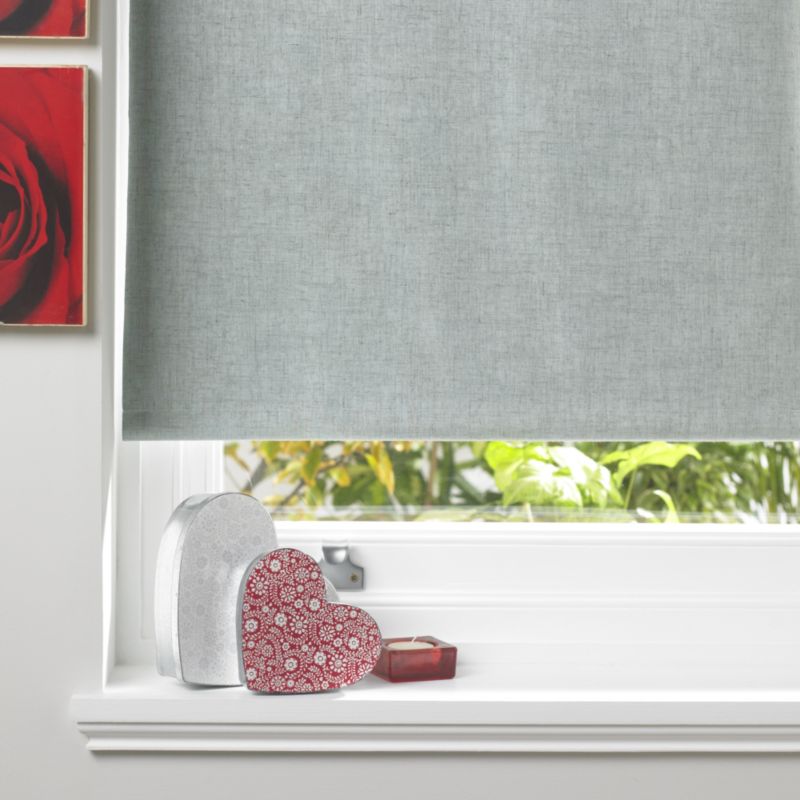 Colours Taku Black Out Linen Effect Oural Roller Blind