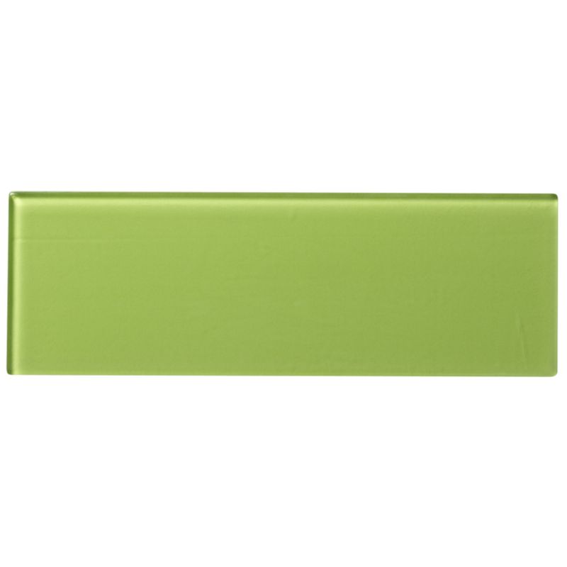 Alternative image for Colours Lime Glass Wall Tile, 100 x 300mm