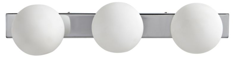 Colours Boswell 3 Lights White Bubble Bathroom Light