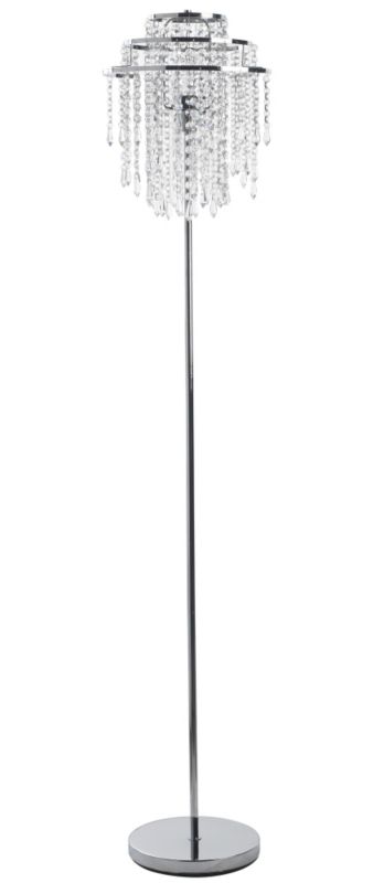 Colours Constella Tiered Glass Jewelled Floor Lamp