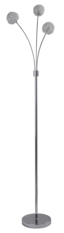 Pallas Aluminium Wire 3 Ball Floor Lamp