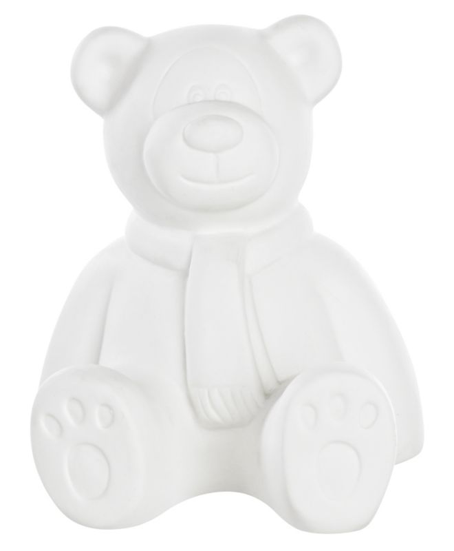 Colours Nox Ceramic Teddy Table Lamp