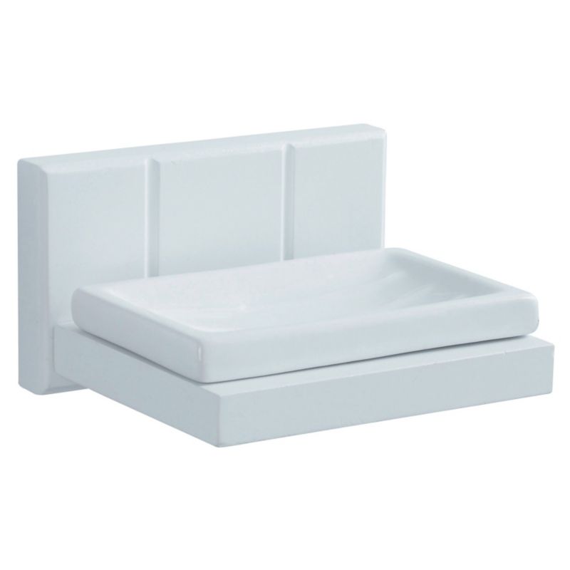 Cooke and Lewis Adelite Soap Dish and Holder White