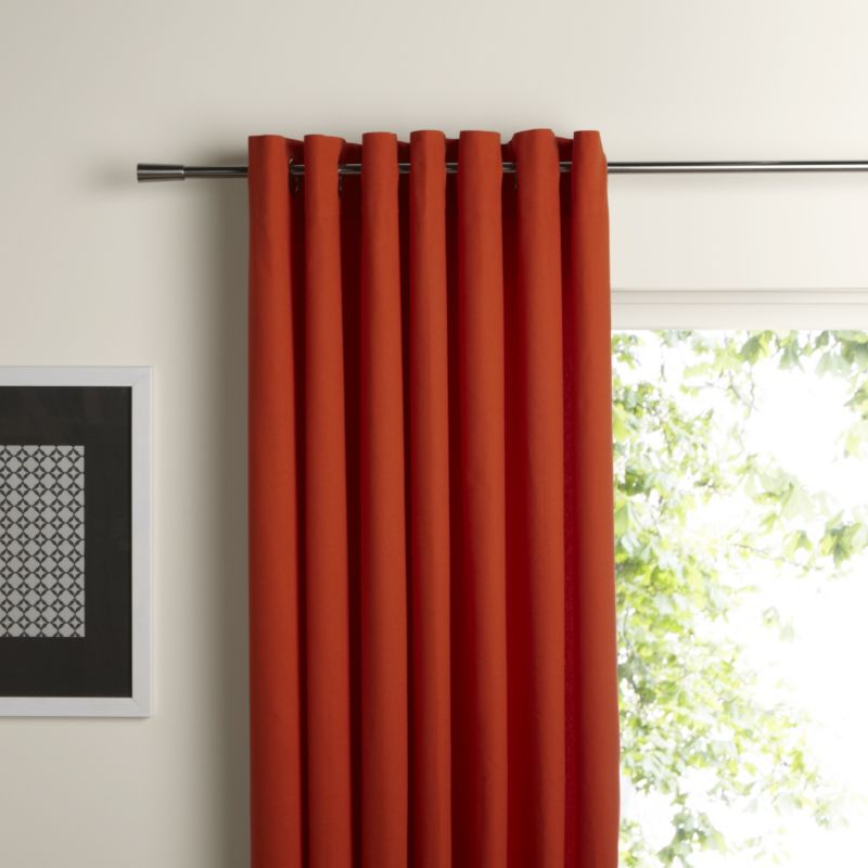 Colours Eyelet Unlined Cotton Curtains in Vinyl
