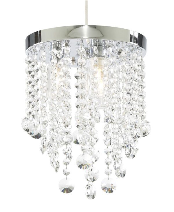 Unbranded Zambezi Crystal Effect Bathroom Light