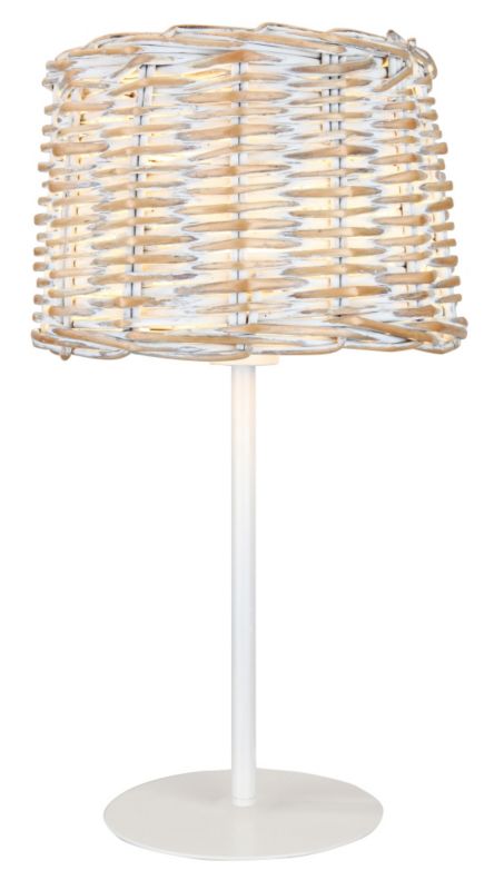 Colours Hania Rattan Table Lamp