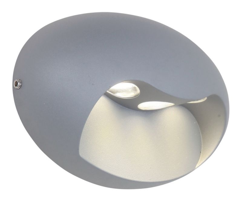 Blooma Aquarii Grey LED Wall Light