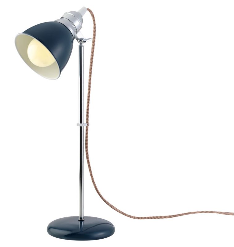 Estiva Blue Metal Table Lamp