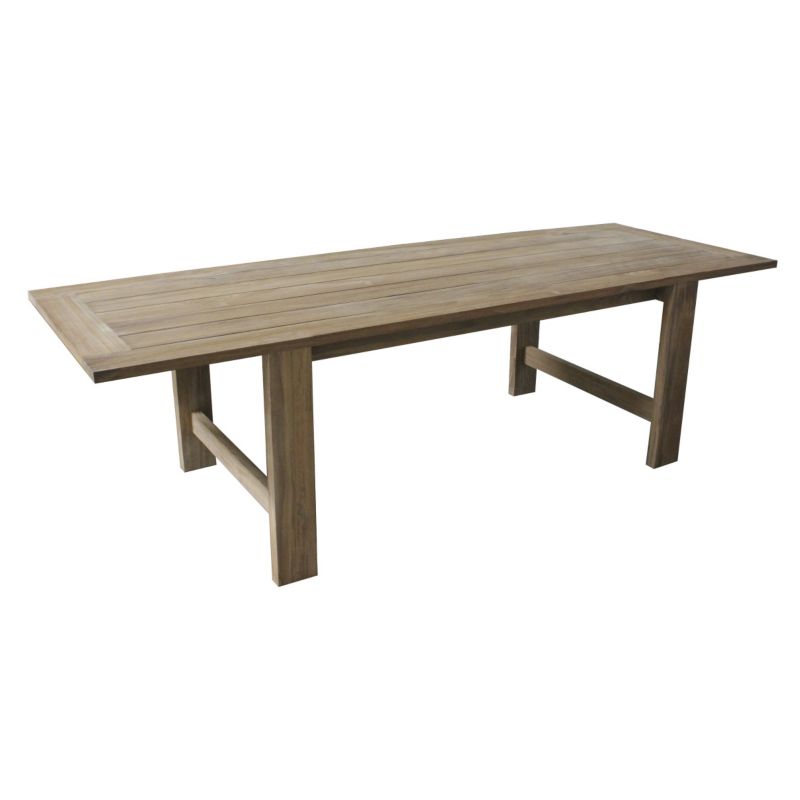 Azura Wooden Rectangular Table, Brown