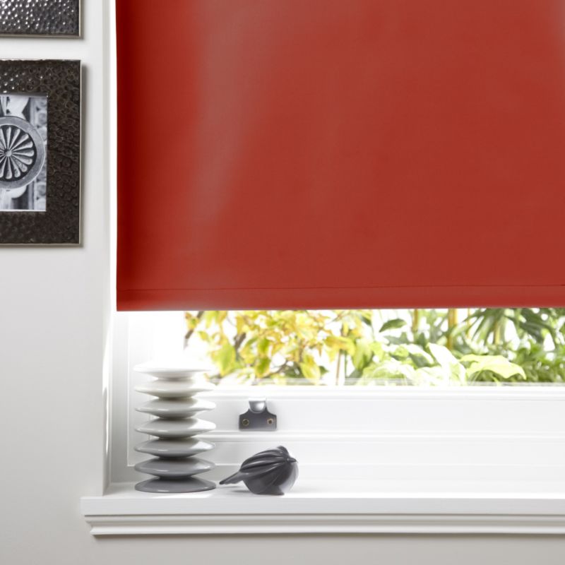 Colours Kona Black Out Roller Blind in Tomato