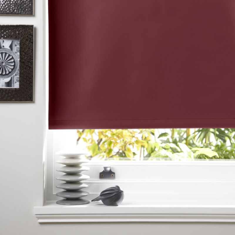 Colours Kona Black Out Roller Blind in Red