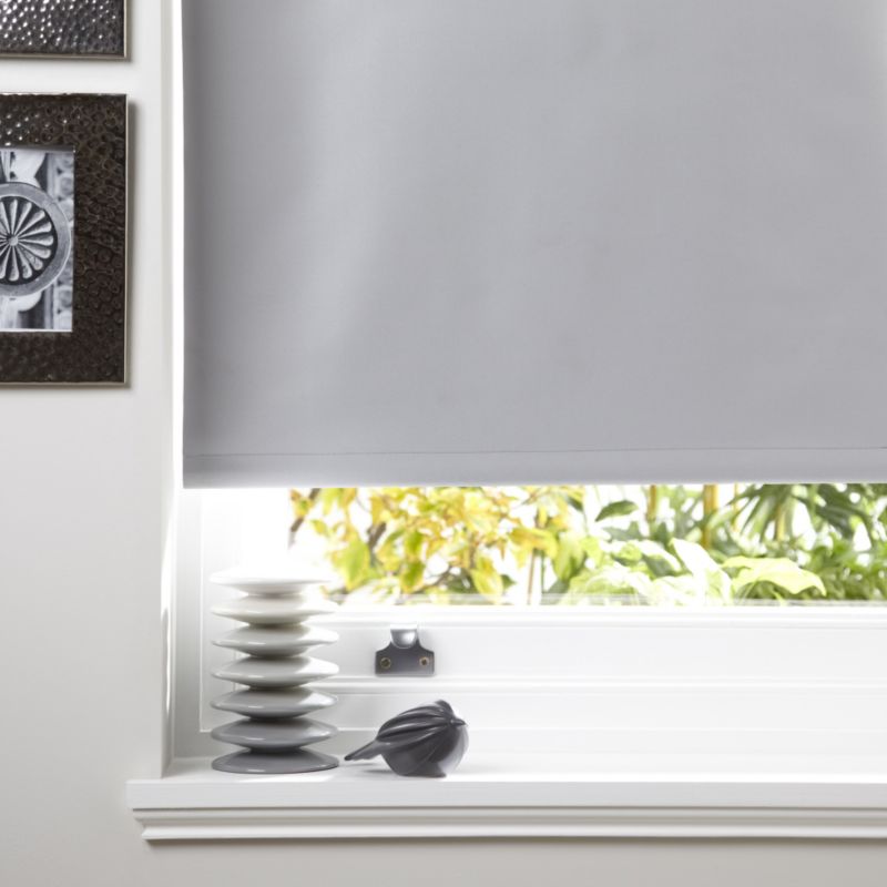 Colours Kona Black Out Roller Blind in Steel