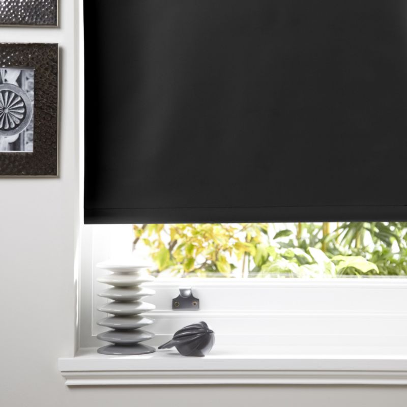 Colours Kona Black Out Roller Blind in Black