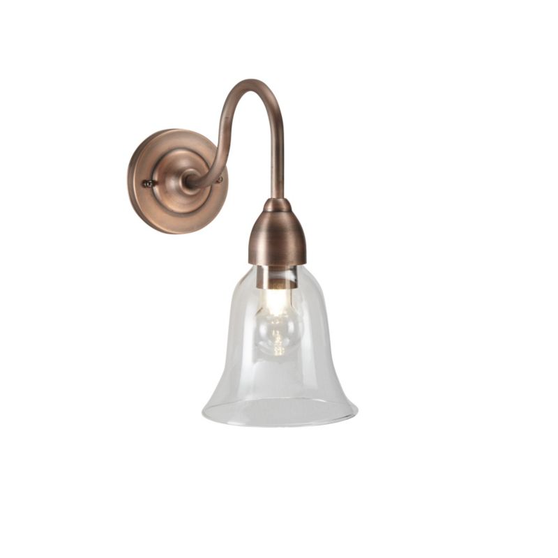 Blooma Ismene Copper Effect Outdoor Wall Light