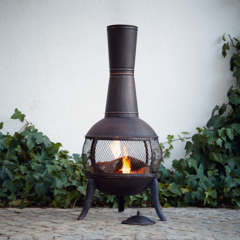 Alternative image for Flama Large Cast Iron & Steel Chimenea