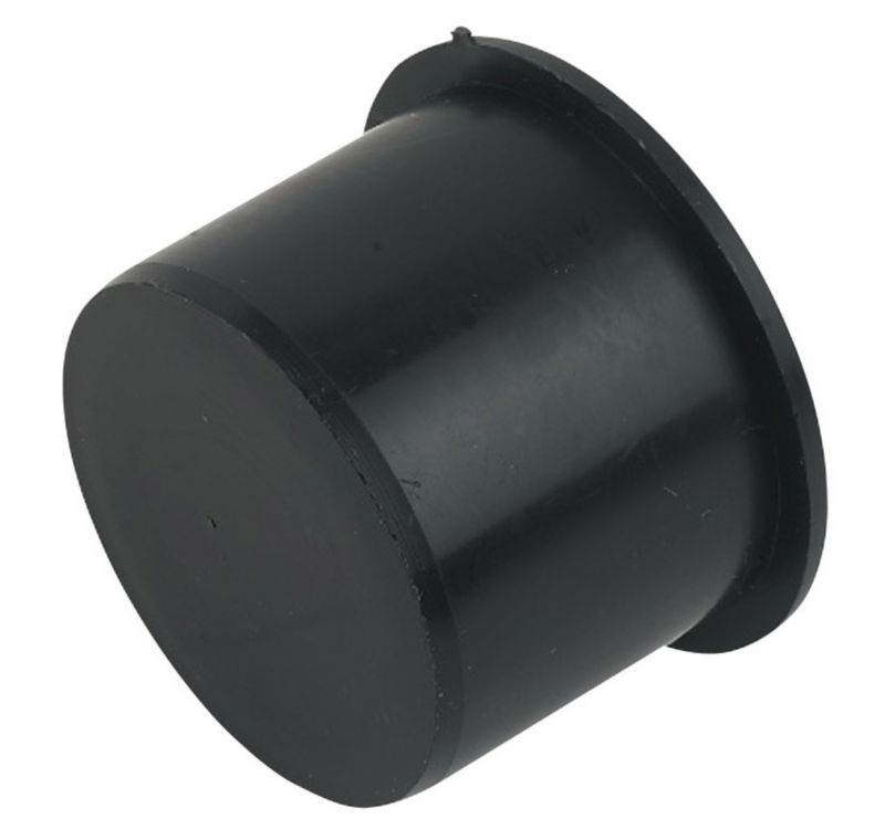 FloPlast 40mm PP Push Fit Waste Access Plug Black