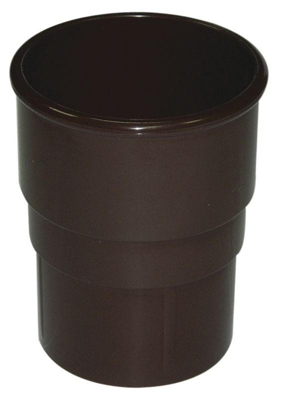 FloPlast 68mm Pipe Socket Brown