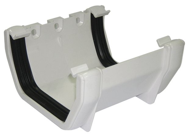 FloPlast 114mm Square Union Bracket White