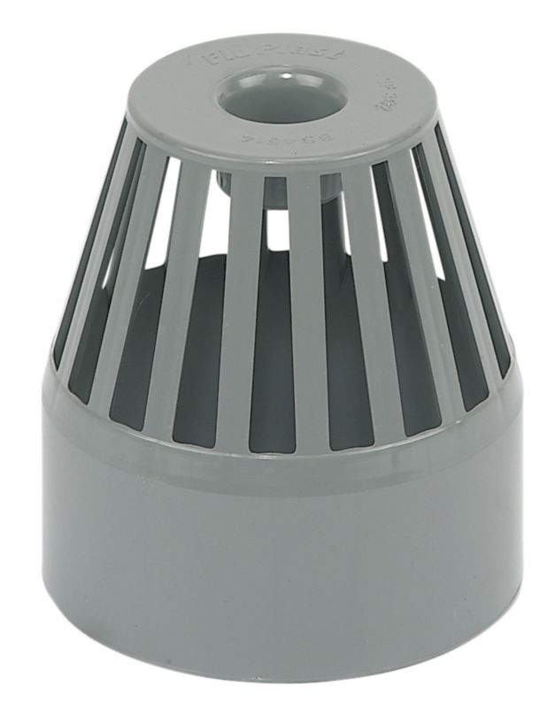 FloPlast 110mm Vent Terminal Grey