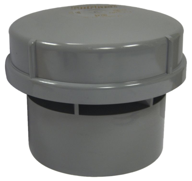 FloPlast 110mm Air Admittance Valve Grey