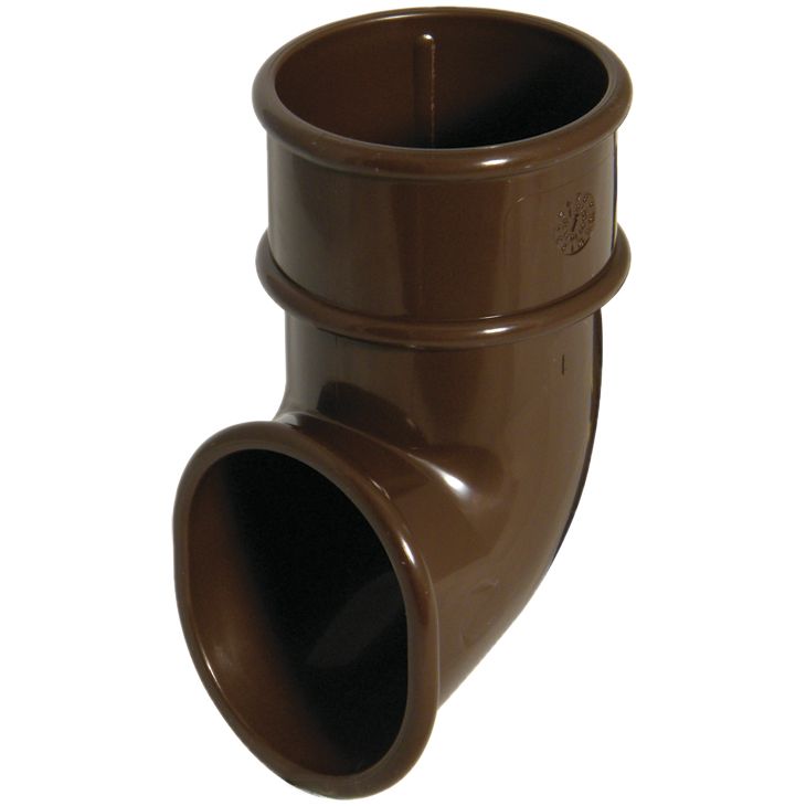 FloPlast 50mm Miniflo Shoe Brown