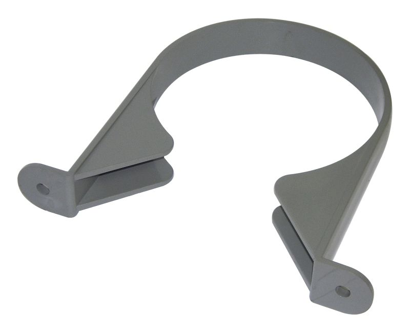 FloPlast 110mm Soil Pipe Clip Grey