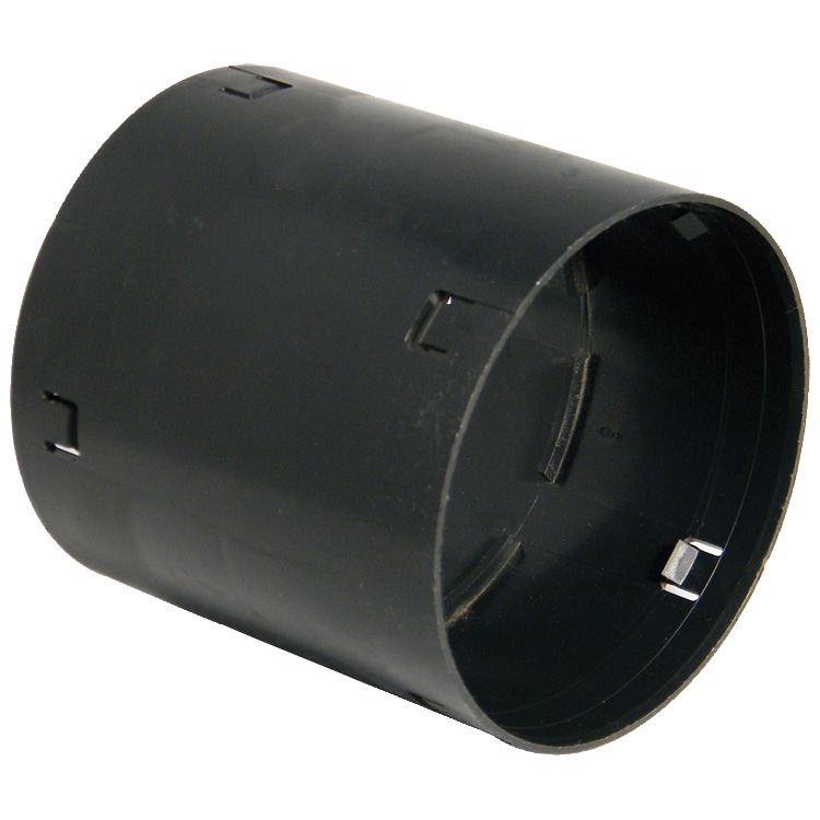 FloPlast 100mm Land Drainage Coupling Black