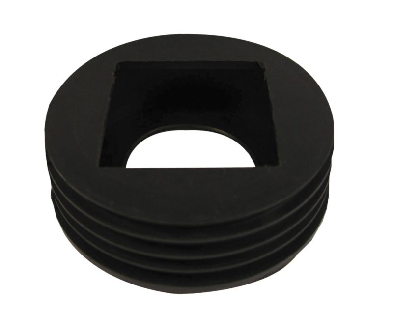 FloPlast 110mm Universal Rainwater Adaptor Black