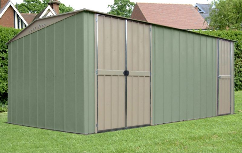 Save on this Canberra Workshop 10x19ft Green & Cream