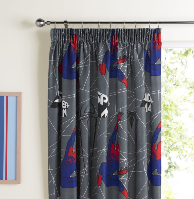 Spiderman Multicolour Curtains (137x167cm)