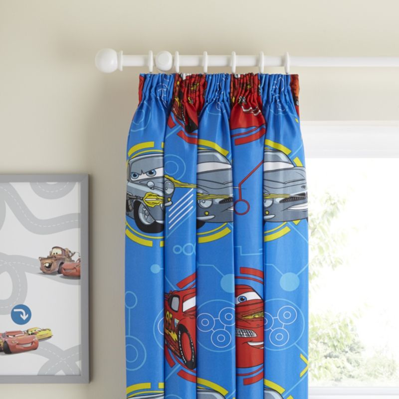 Disney Cars Spy Red Kids Curtains